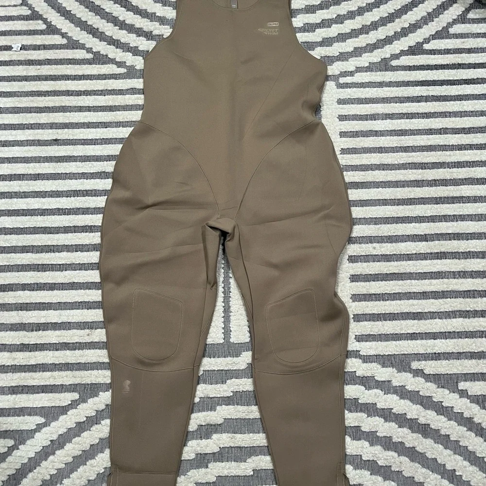 NWT Skims Womens Sport Swim Full Length One Piece‎ dessert SW-BSF-0070